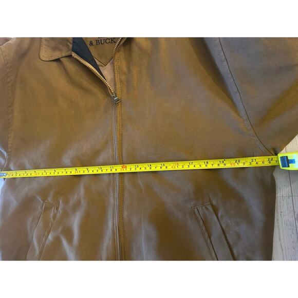 Cutter & Buck Men’s Brown Full Zip Jacket Size M Classic Bomber Style - Picture 8 of 11